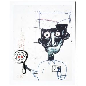 Basquiat ‘Eyes and Eggs’ print (24x30)